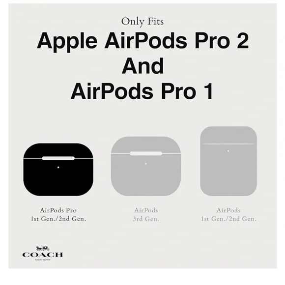 Coach Signature Pro Case - Compatible with AirPods Pro 2nd / 1st Generation - Picture 4 of 6